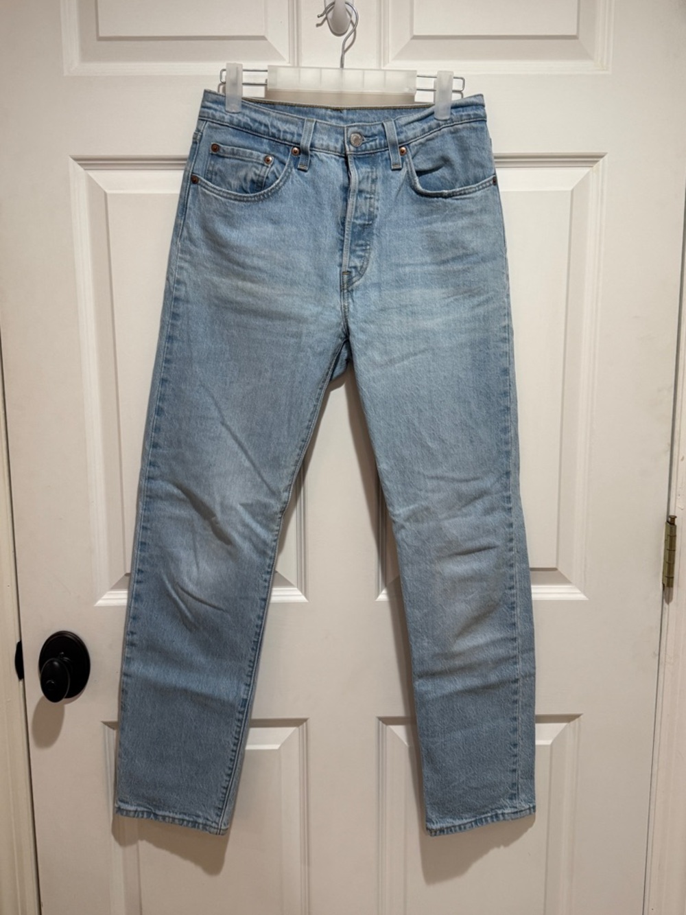 Levi's Light Wash Straight Jeans